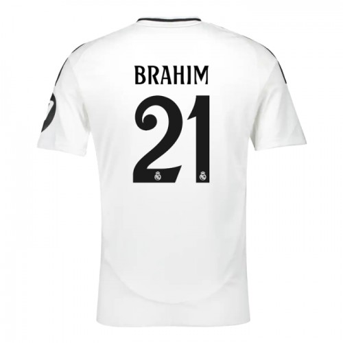 Camiseta Real Madrid Brahim 21 Primera 2024-25 Camiseta Real Madrid Brahim 21 Primera 2024-25